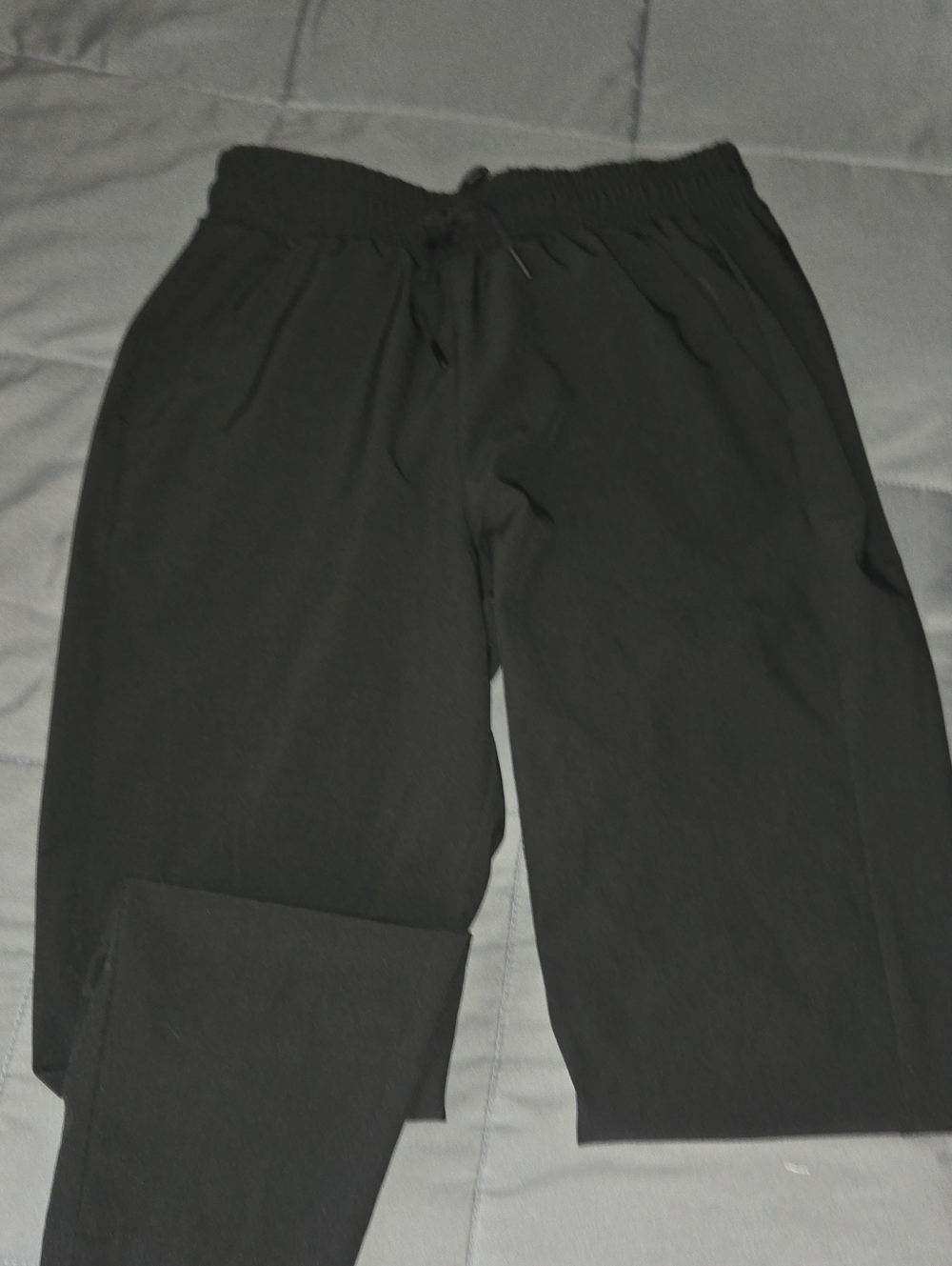 Women's Black Drawstring Casual Pants